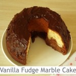 Dimah - http://orangeblossomwater.net - Vanilla Fudge Marble Cake
