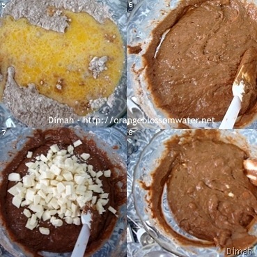 Dimah - http://www.orangeblossomwater.net - White Chocolate Chip Muffins 2