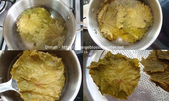 Dimah - http://orangeblossomwater.net - Grape Leaves 4
