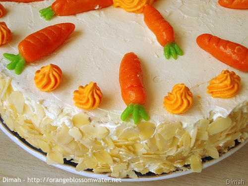 Dimah - http://www.orangeblossomwater.net - Old Fashioned Carrot Cake 92