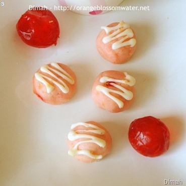 Dimah - http://www.orangeblossomwater.net - Cherry Tea Cakes 2