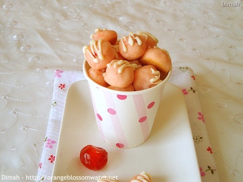 Dimah - http://www.orangeblossomwater.net - Cherry Tea Cakes 5
