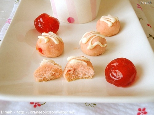 Dimah - http://www.orangeblossomwater.net - Cherry Tea Cakes 8